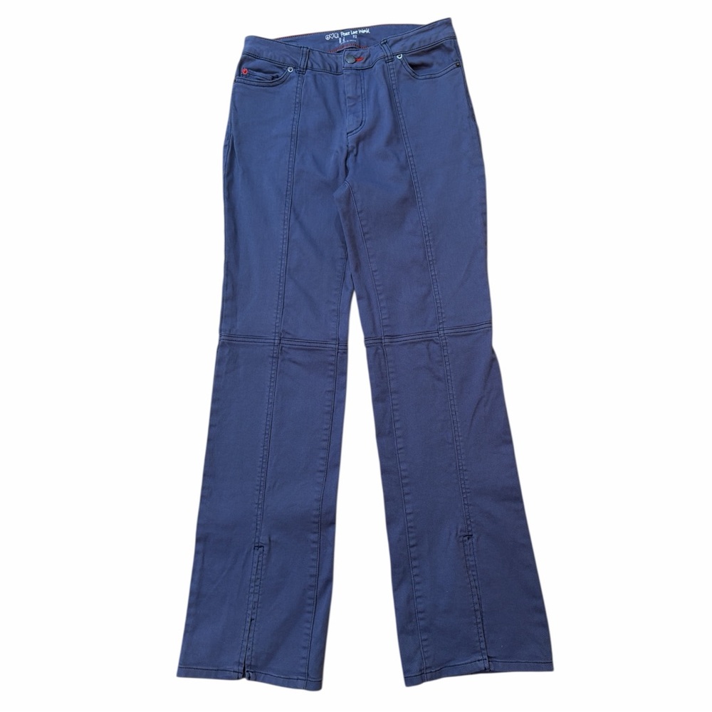 Peace Love World Blue Straight Leg Pants